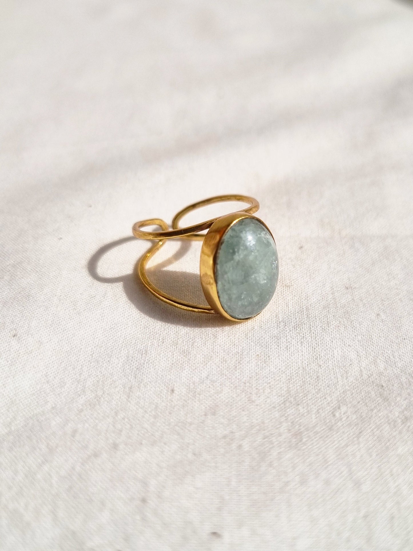 vartha - Aquamarine Olivia Ring