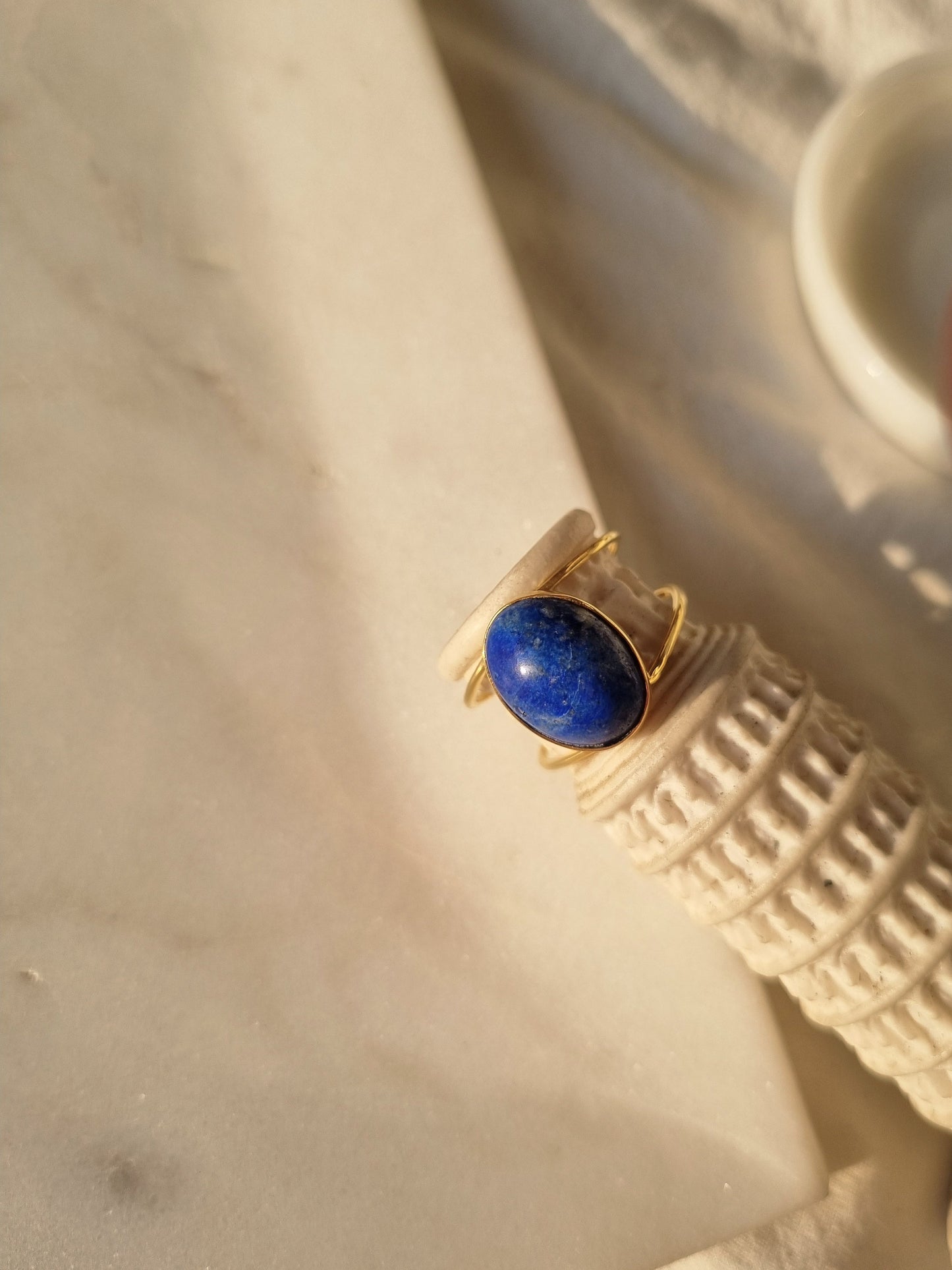 vartha - Lapis Lazuli Olivia Ring