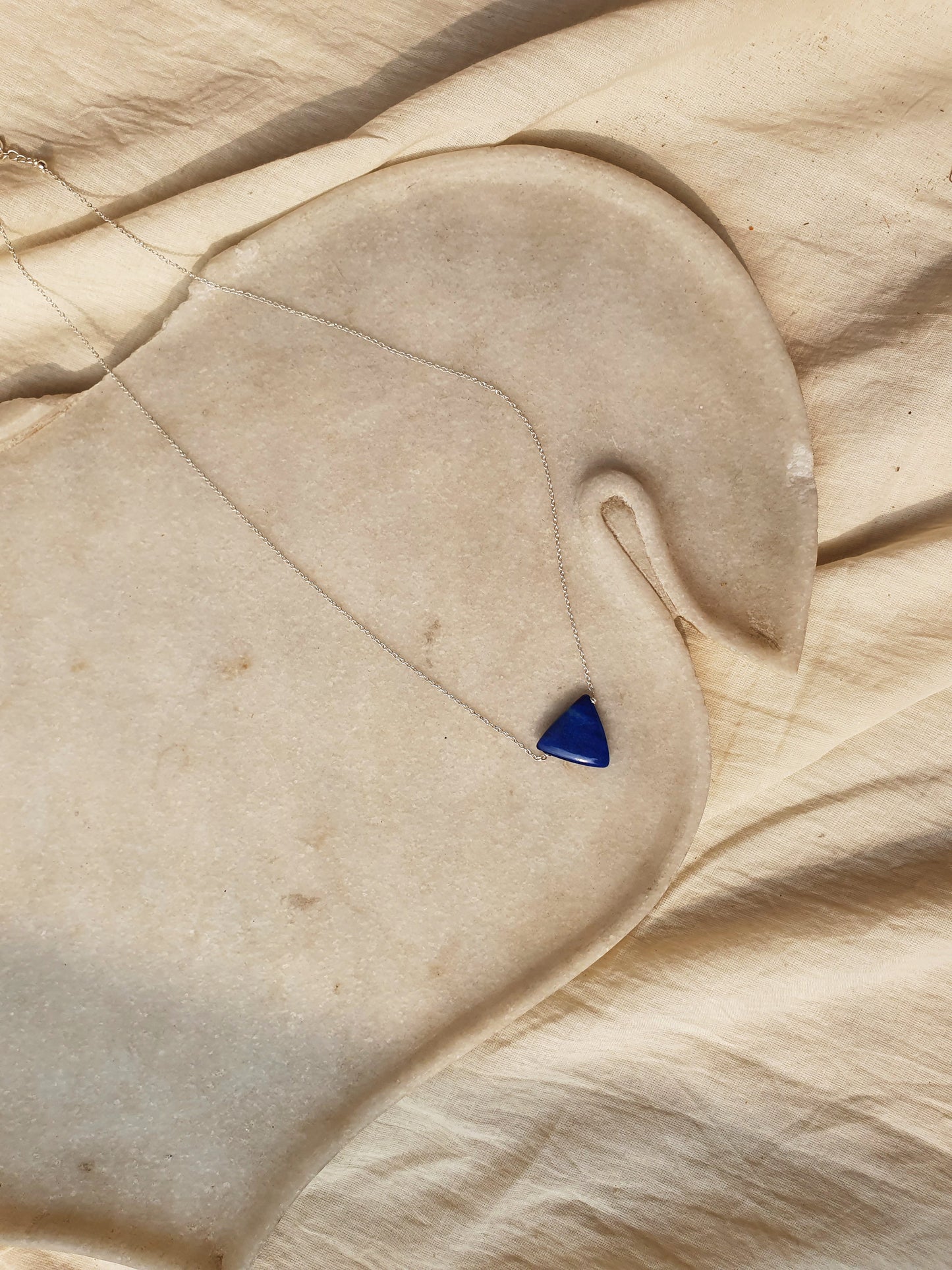 nirva - Lapis Lazuli Tikona Pendant