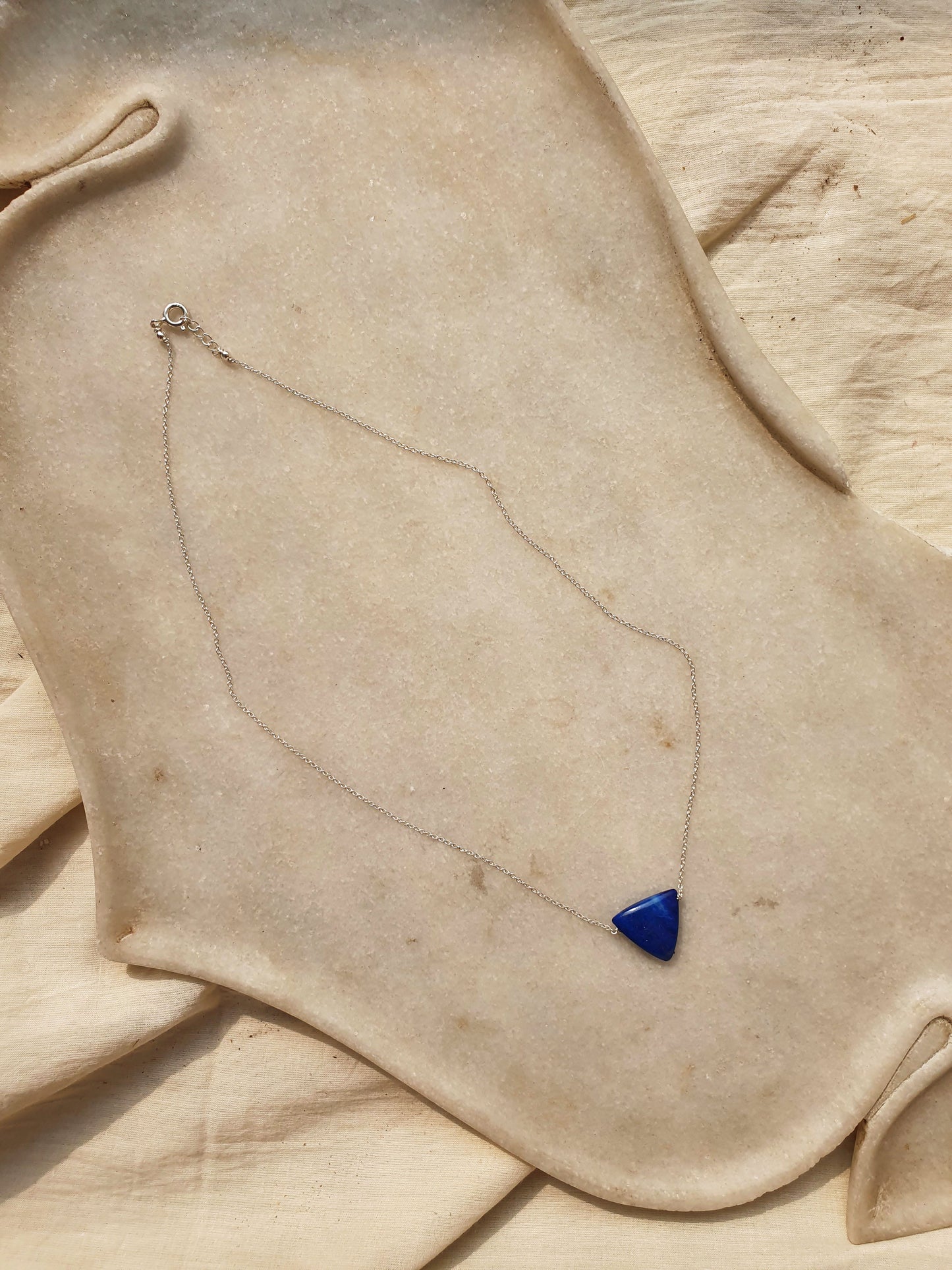 nirva - Lapis Lazuli Tikona Pendant