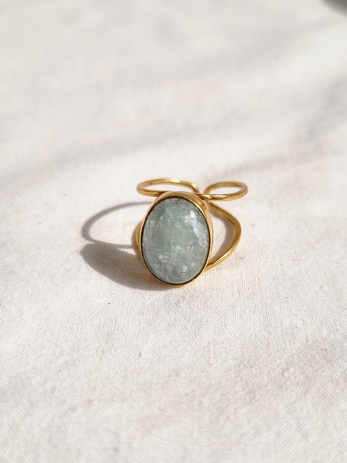 vartha - Aquamarine Olivia Ring