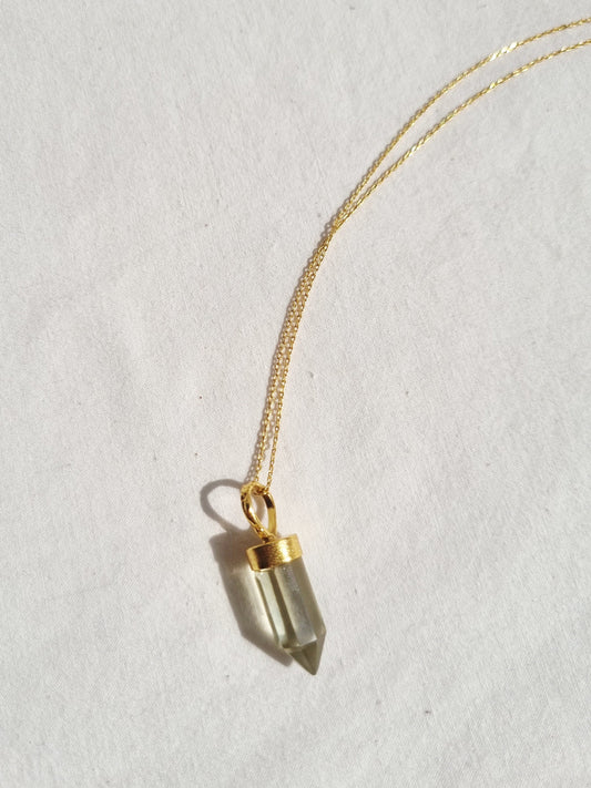 arrow - Clear quartz Pendant