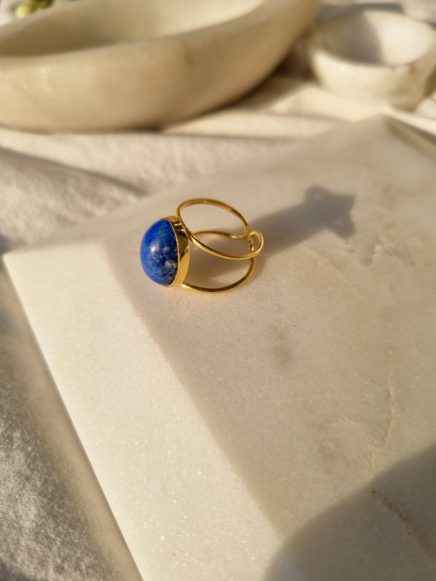 vartha - Lapis Lazuli Olivia Ring