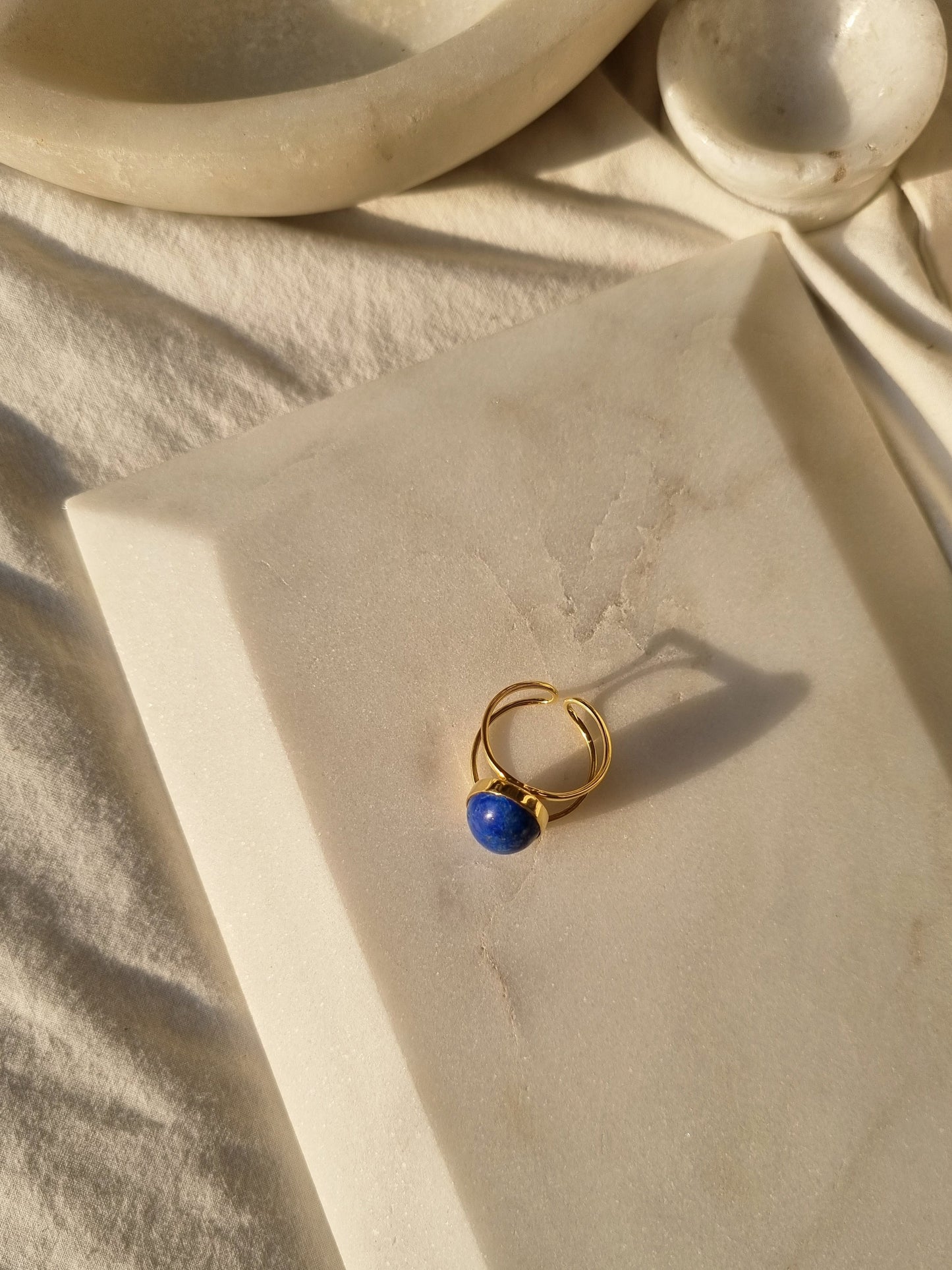 vartha - Lapis Lazuli Olivia Ring
