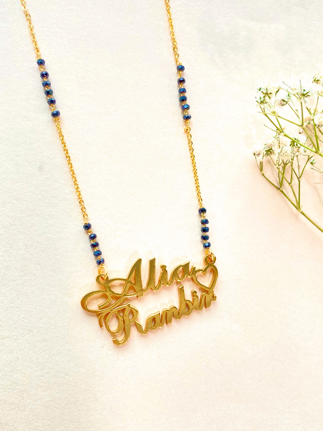 Endless Love Couple Name Mangalsutra      (Customized Couple Name)