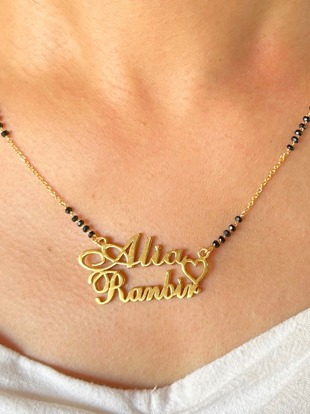 Endless Love Couple Name Mangalsutra      (Customized Couple Name)