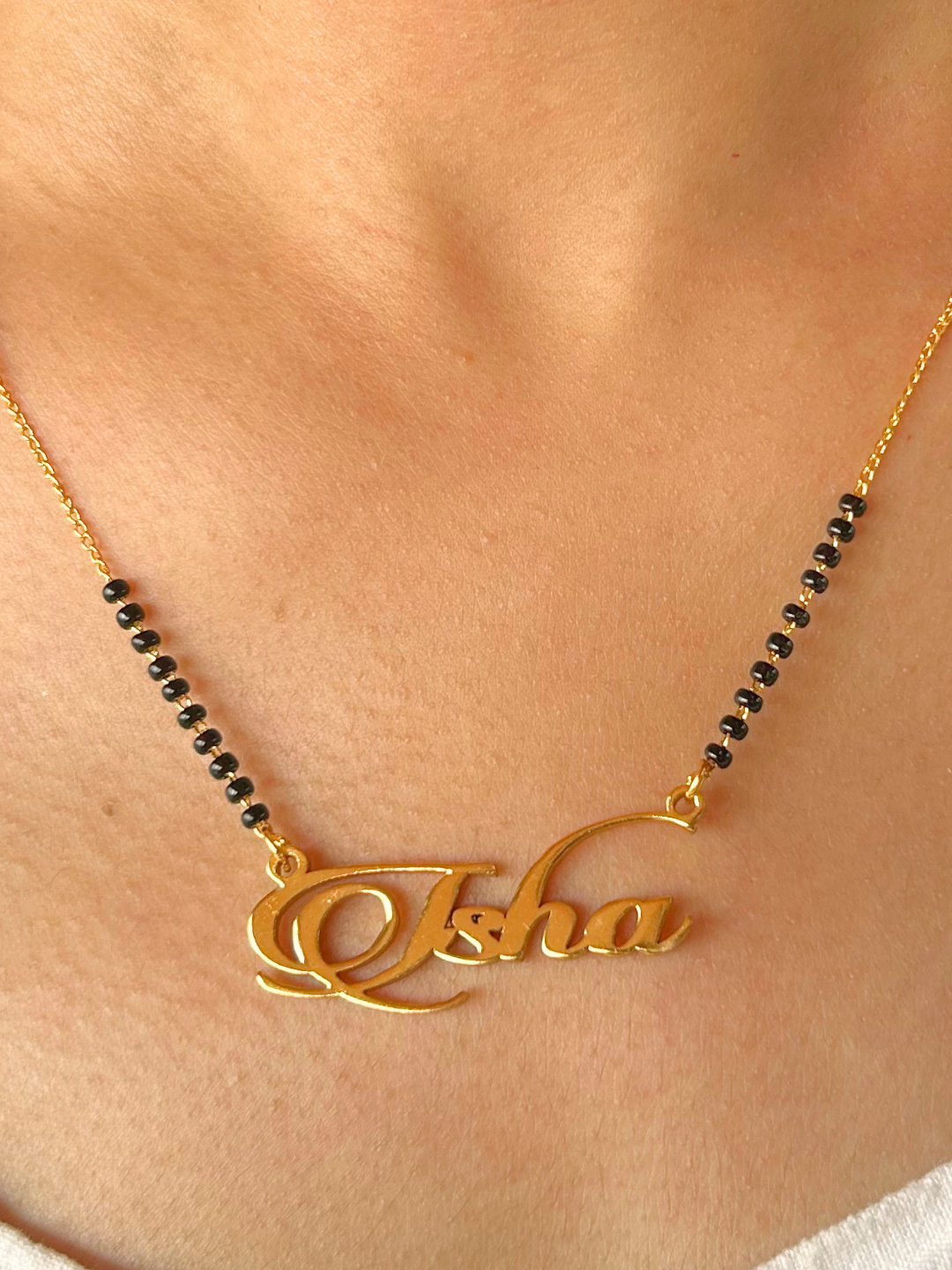 Graceful Name Mangalsutra.  (Customized Name)